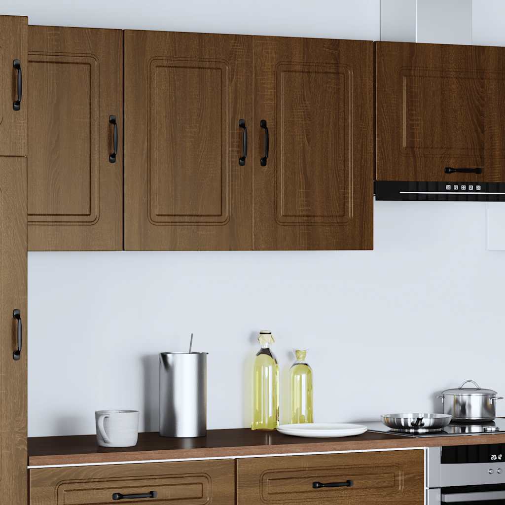 vidaXL Kitchen Wall Cabinet "Kalmar" Brown Oak Engineered Wood