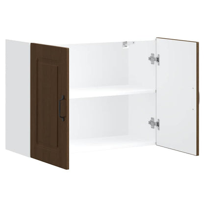 vidaXL Kitchen Wall Cabinet "Kalmar" Brown Oak Engineered Wood