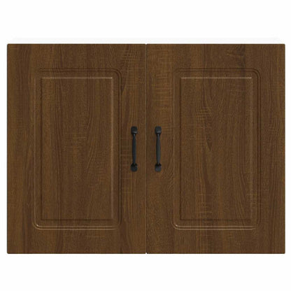 vidaXL Kitchen Wall Cabinet "Kalmar" Brown Oak Engineered Wood