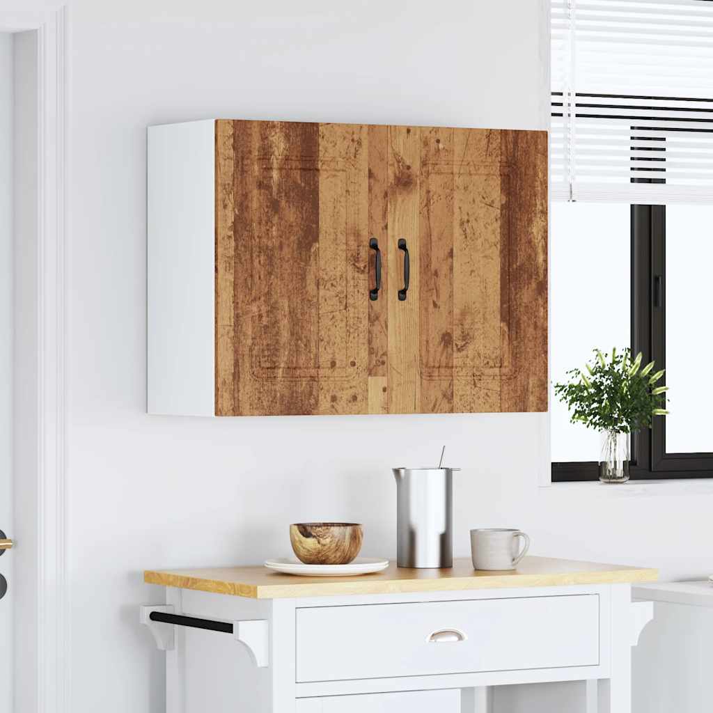 vidaXL Kitchen Wall Cabinet "Kalmar" Old Wood Engineered Wood