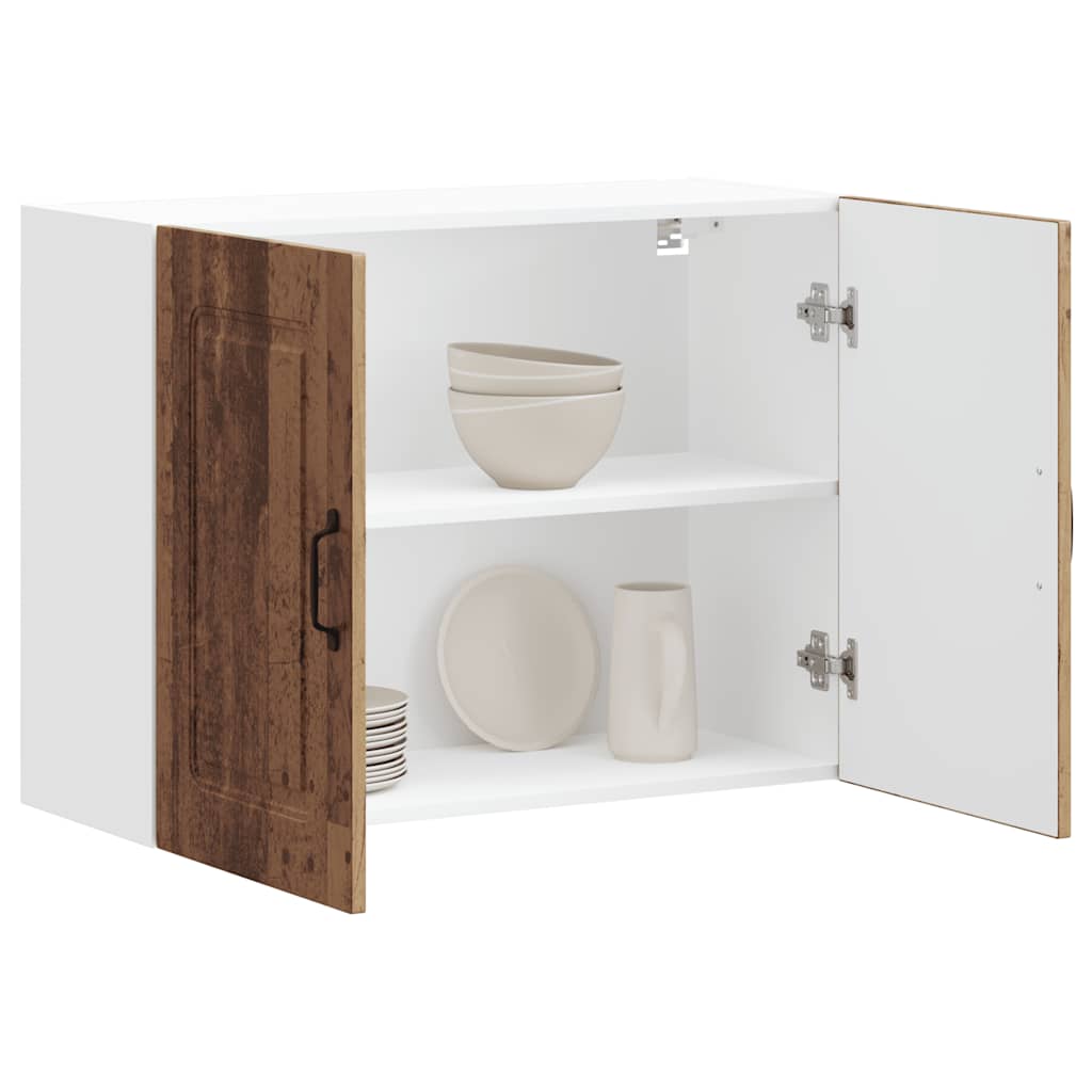 vidaXL Kitchen Wall Cabinet Kalmar Old Wood Engineered Wood
