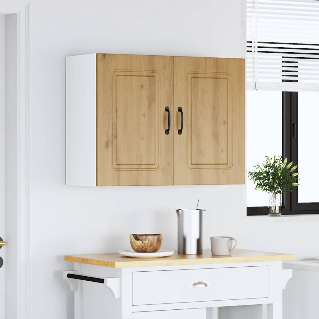 vidaXL Kitchen Wall Cabinet "Kalmar" Artisan Oak Engineered Wood