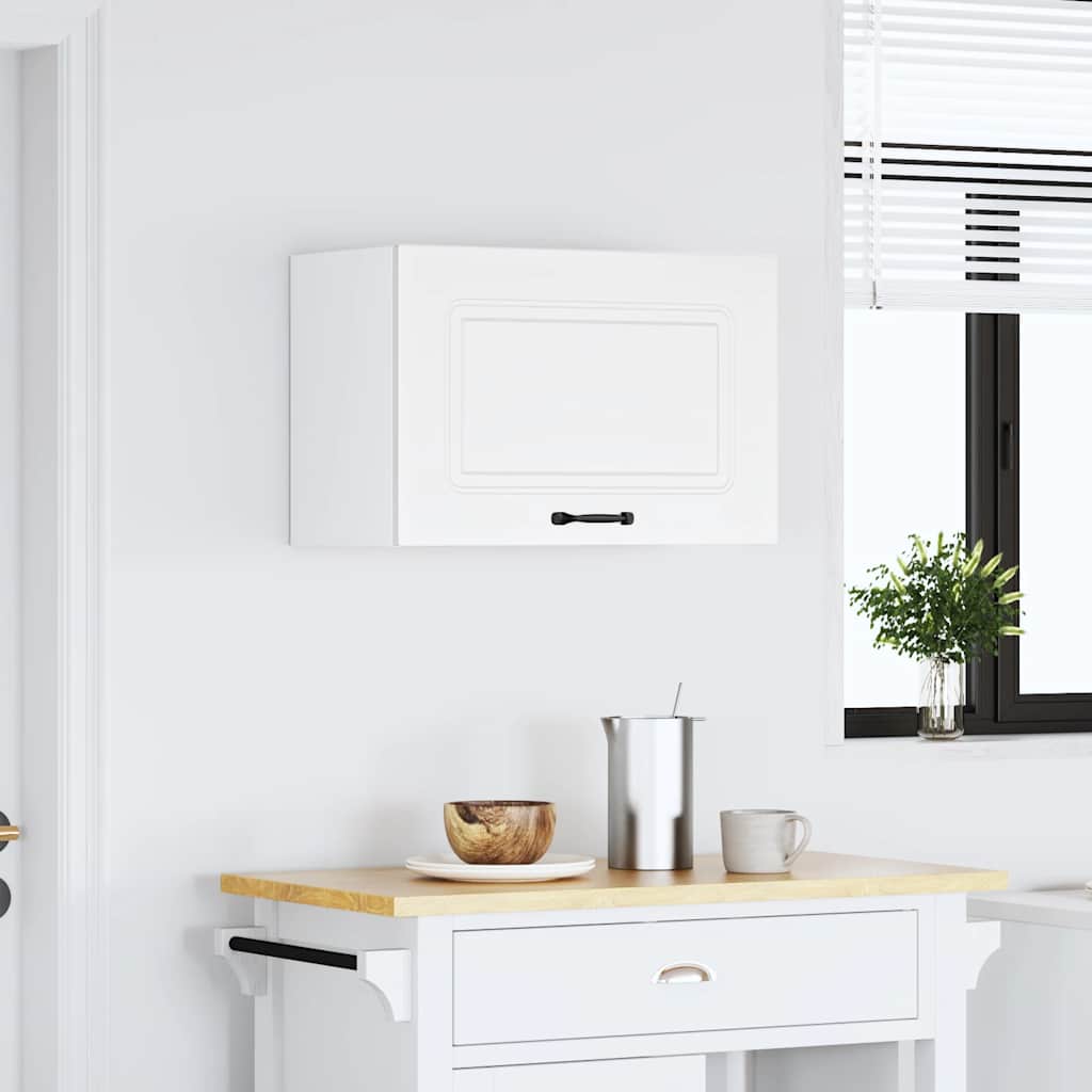 vidaXL Kitchen Wall Cabinet "Kalmar" White Engineered Wood