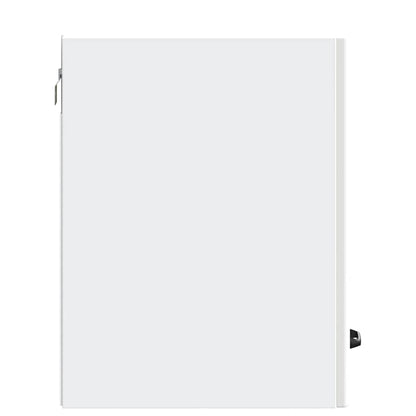 vidaXL Kitchen Wall Cabinet "Kalmar" White Engineered Wood