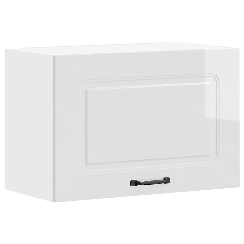 vidaXL Kitchen Wall Cabinet Kalmar High Gloss White Engineered Wood