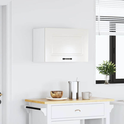 vidaXL Kitchen Wall Cabinet "Kalmar" High Gloss White Engineered Wood