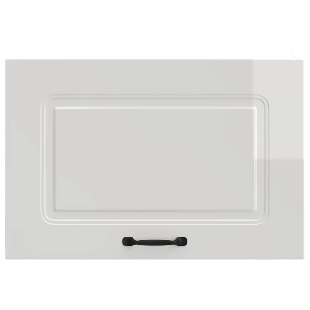vidaXL Kitchen Wall Cabinet "Kalmar" High Gloss White Engineered Wood