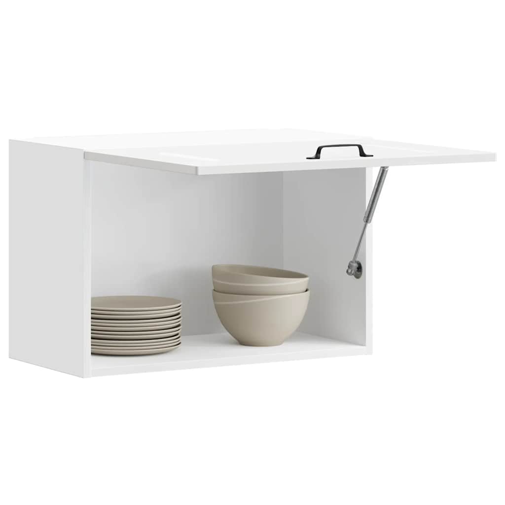 vidaXL Kitchen Wall Cabinet Kalmar High Gloss White Engineered Wood