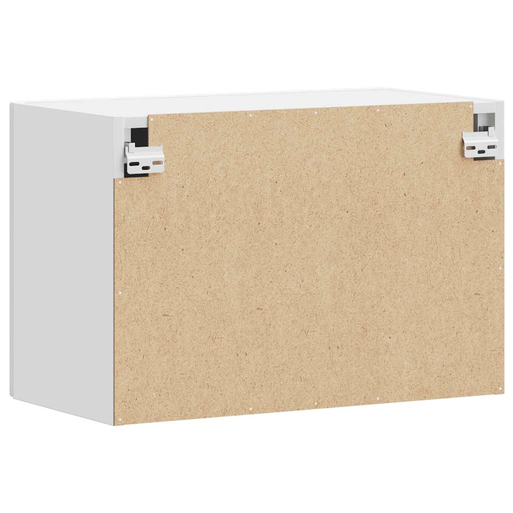 vidaXL Kitchen Wall Cabinet Kalmar High Gloss White Engineered Wood
