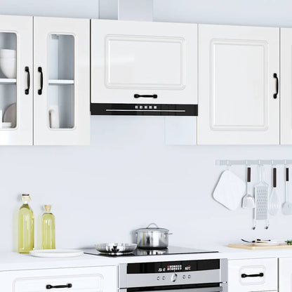vidaXL Kitchen Wall Cabinet Kalmar High Gloss White Engineered Wood