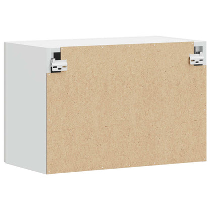 vidaXL Kitchen Wall Cabinet "Kalmar" High Gloss White Engineered Wood