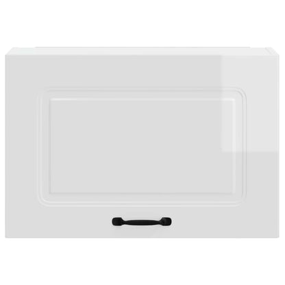 vidaXL Kitchen Wall Cabinet "Kalmar" High Gloss White Engineered Wood