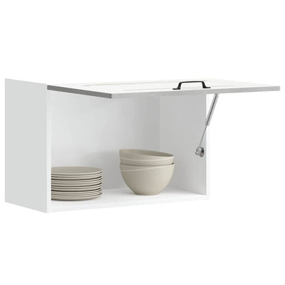 vidaXL Kitchen Wall Cabinet "Kalmar" Concrete Grey Engineered Wood
