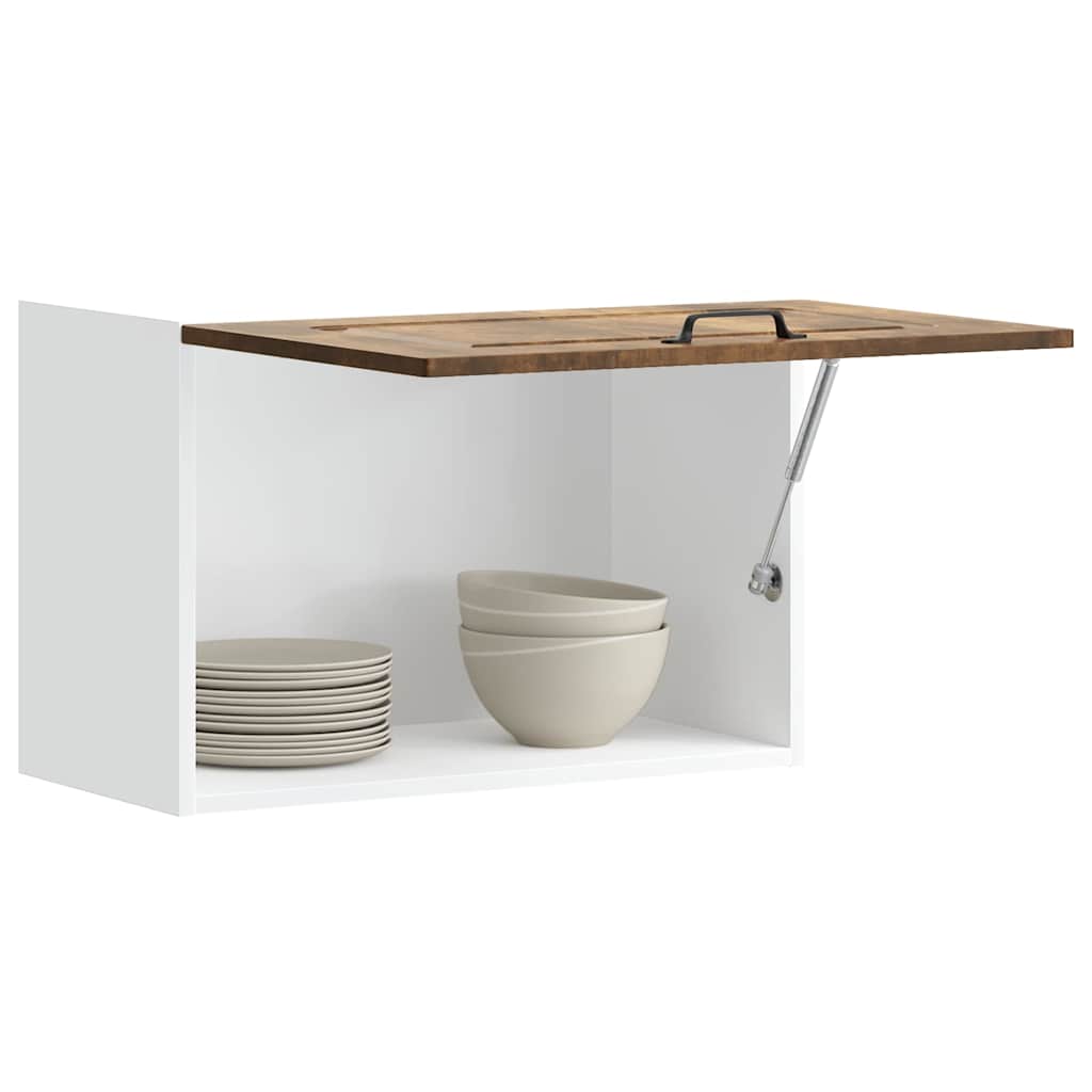 vidaXL Kitchen Wall Cabinet "Kalmar" Smoked Oak Engineered Wood