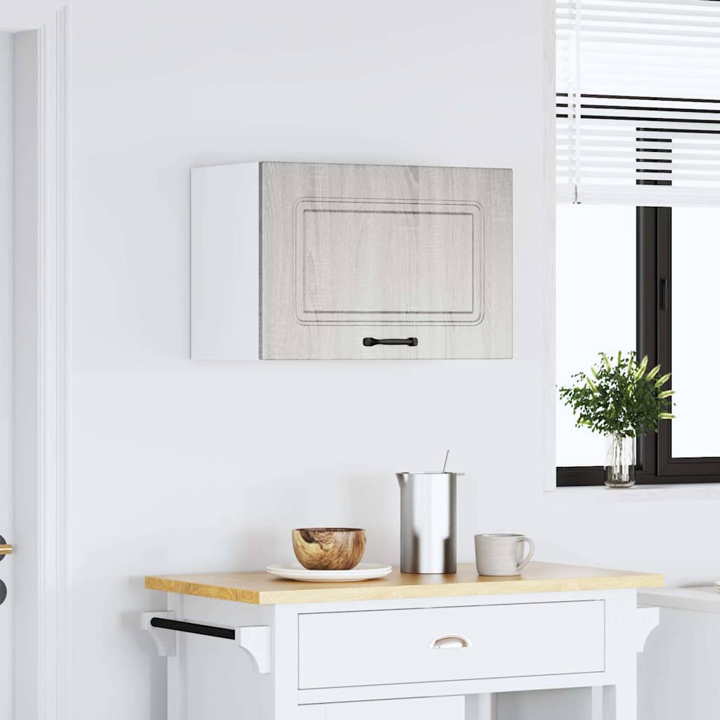 vidaXL Kitchen Wall Cabinet Kalmar Grey Sonoma Engineered Wood