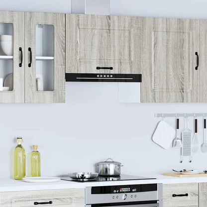 vidaXL Kitchen Wall Cabinet "Kalmar" Grey Sonoma Engineered Wood