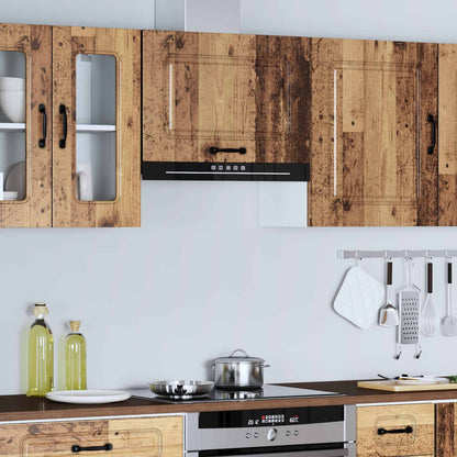 vidaXL Kitchen Wall Cabinet "Kalmar" Old Wood Engineered Wood