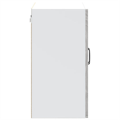 vidaXL Kitchen Wall Cabinet with Glass Door Kalmar Grey Sonoma Engineered Wood
