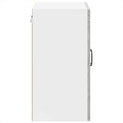 vidaXL Kitchen Wall Cabinet with Glass Door "Kalmar" Grey Sonoma
