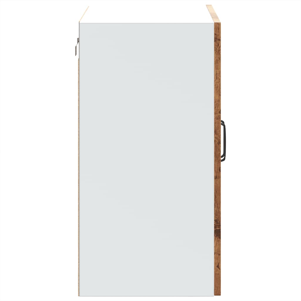 vidaXL Kitchen Wall Cabinet with Glass Door Kalmar Old Wood Engineered Wood