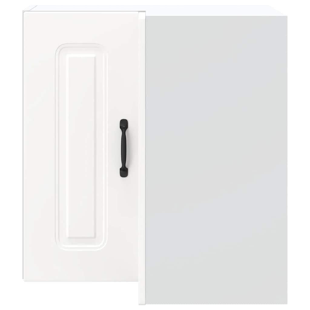 vidaXL Kitchen Wall Corner Cabinet "Kalmar" White Engineered Wood