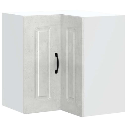 vidaXL Kitchen Wall Corner Cabinet "Kalmar" Concrete Grey