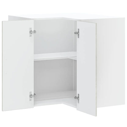 vidaXL Kitchen Wall Corner Cabinet "Kalmar" Concrete Grey