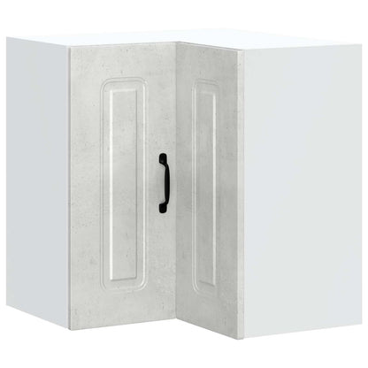 vidaXL Kitchen Wall Corner Cabinet "Kalmar" Concrete Grey