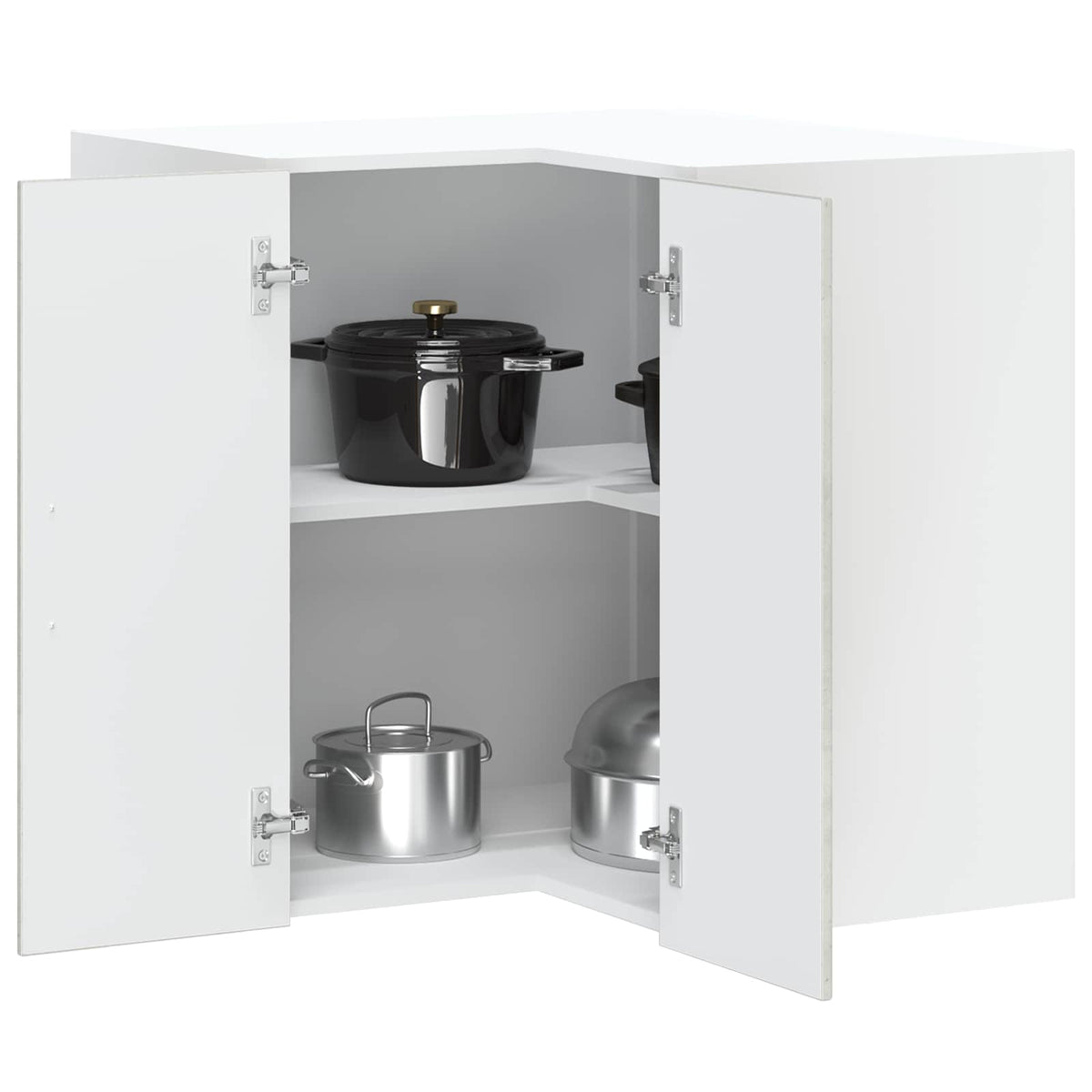 vidaXL Kitchen Wall Corner Cabinet "Kalmar" Concrete Grey