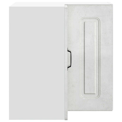 vidaXL Kitchen Wall Corner Cabinet "Kalmar" Concrete Grey