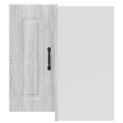 vidaXL Kitchen Wall Corner Cabinet "Kalmar" Grey Sonoma Engineered Wood