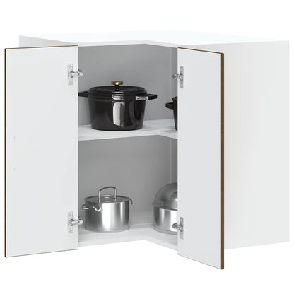 vidaXL Kitchen Wall Corner Cabinet Kalmar Brown Oak Engineered Wood