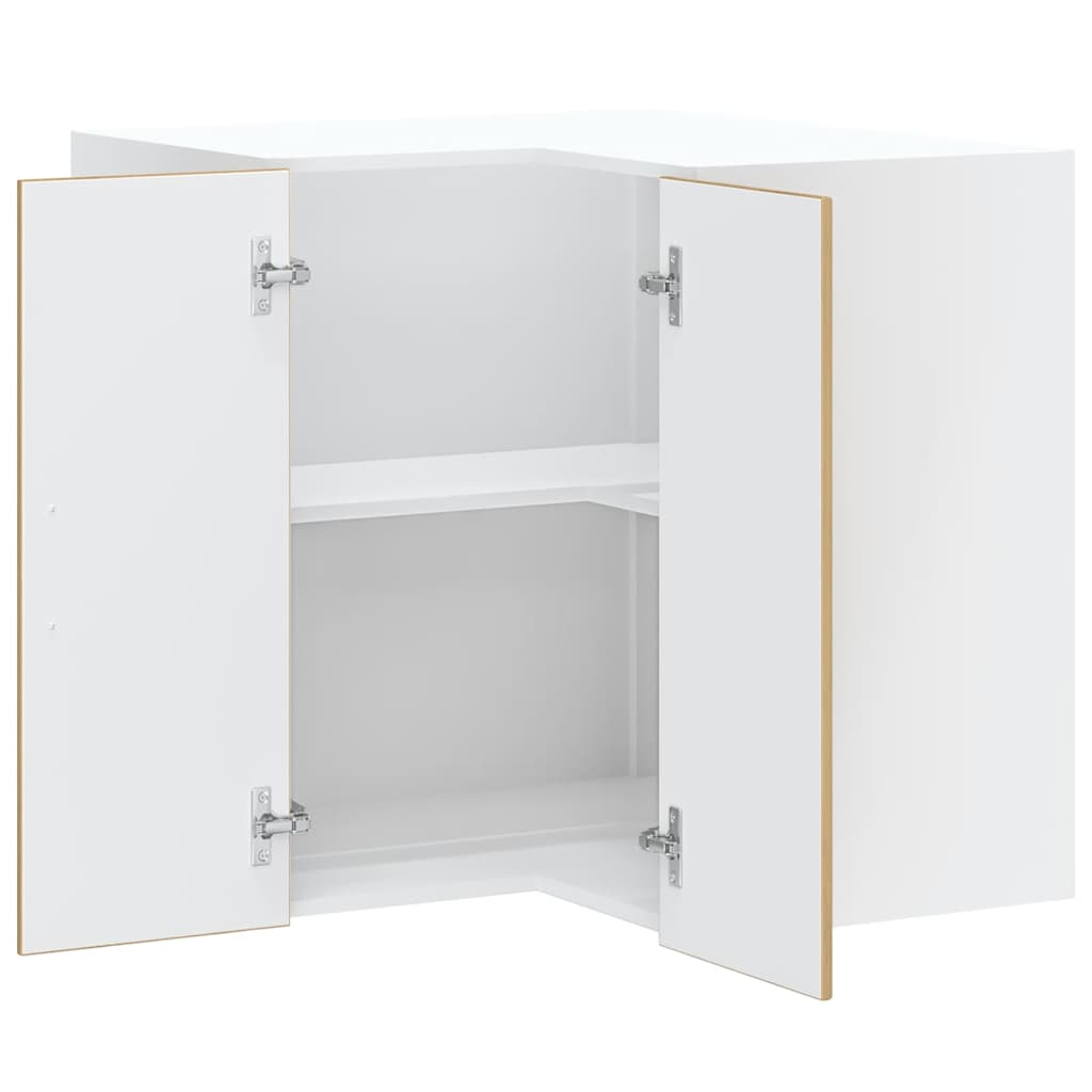 vidaXL Kitchen Wall Corner Cabinet "Kalmar" Artisan Oak Engineered Wood