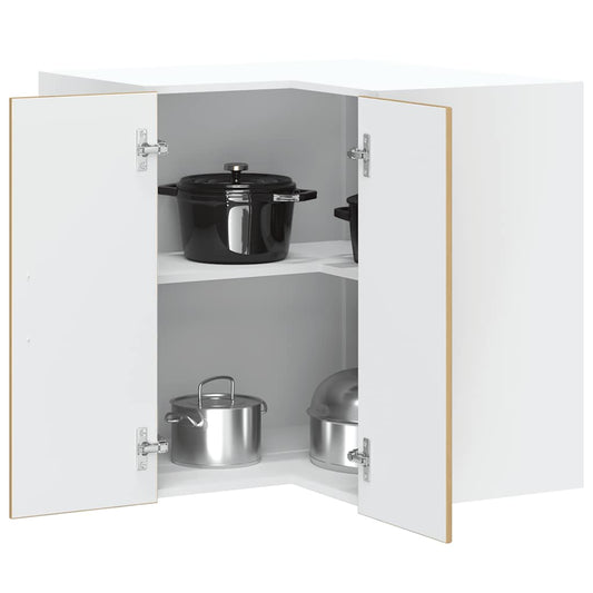 vidaXL Kitchen Wall Corner Cabinet "Kalmar" Artisan Oak Engineered Wood
