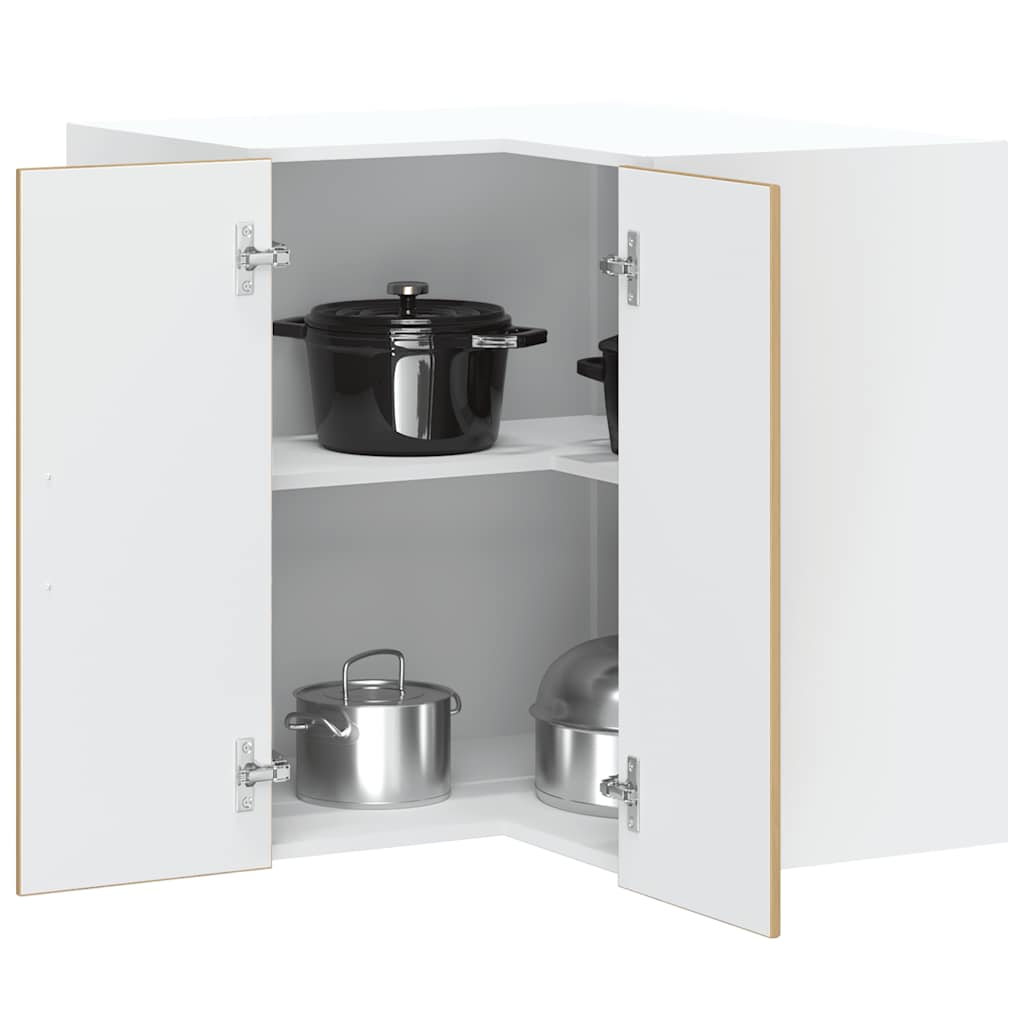vidaXL Kitchen Wall Corner Cabinet "Kalmar" Artisan Oak Engineered Wood