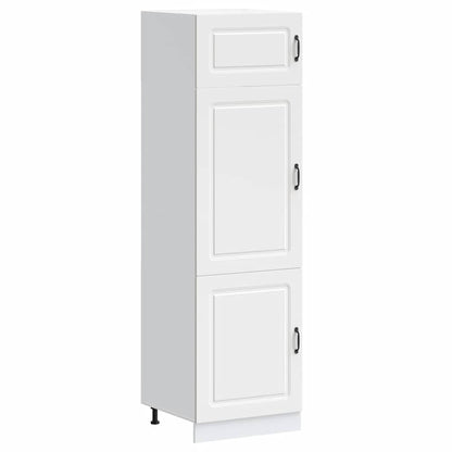 vidaXL Kitchen Cupboard "Kalmar" White Engineered Wood