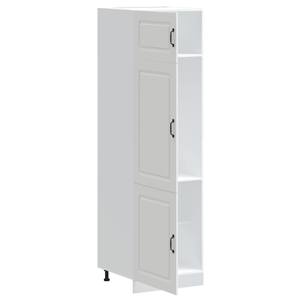 vidaXL Kitchen Cupboard "Kalmar" White Engineered Wood