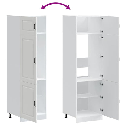 vidaXL Kitchen Cupboard "Kalmar" White Engineered Wood
