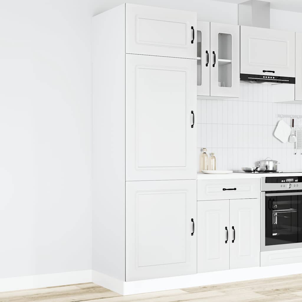 vidaXL Kitchen Cupboard "Kalmar" White Engineered Wood