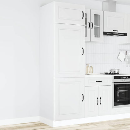 vidaXL Kitchen Cupboard "Kalmar" White Engineered Wood
