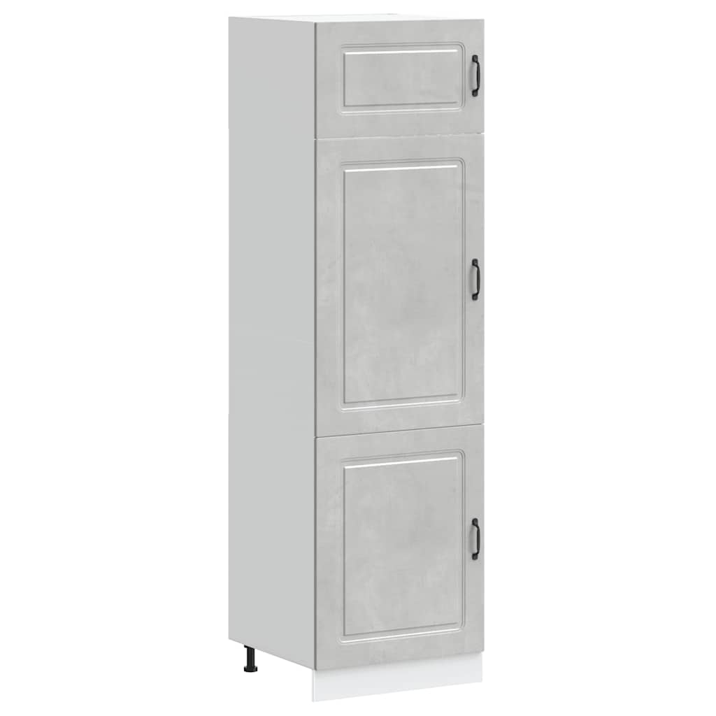 vidaXL Kitchen Cupboard Kalmar Concrete Grey Engineered Wood