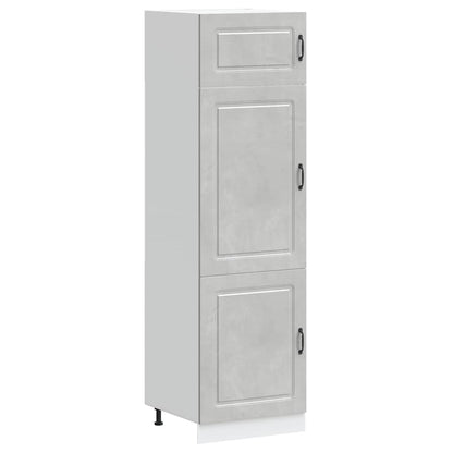 vidaXL Kitchen Cupboard Kalmar Concrete Grey Engineered Wood
