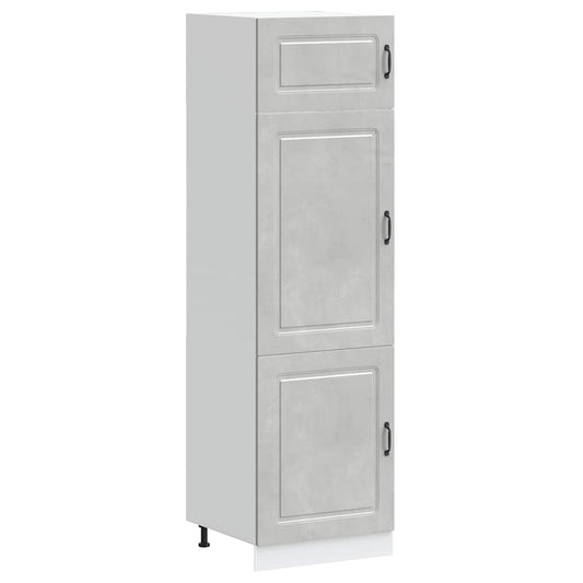 vidaXL Kitchen Cupboard "Kalmar" Concrete Grey Engineered Wood
