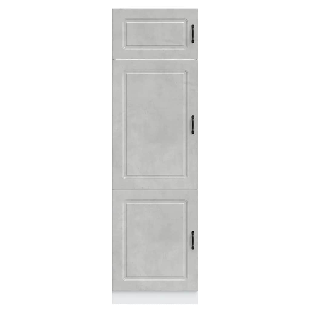 vidaXL Kitchen Cupboard Kalmar Concrete Grey Engineered Wood