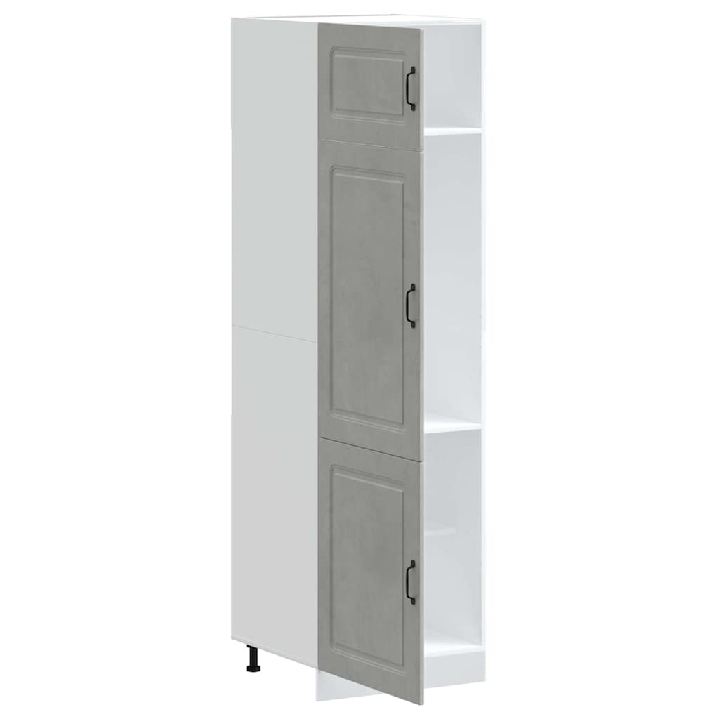 vidaXL Kitchen Cupboard "Kalmar" Concrete Grey Engineered Wood