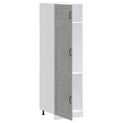 vidaXL Kitchen Cupboard "Kalmar" Concrete Grey Engineered Wood