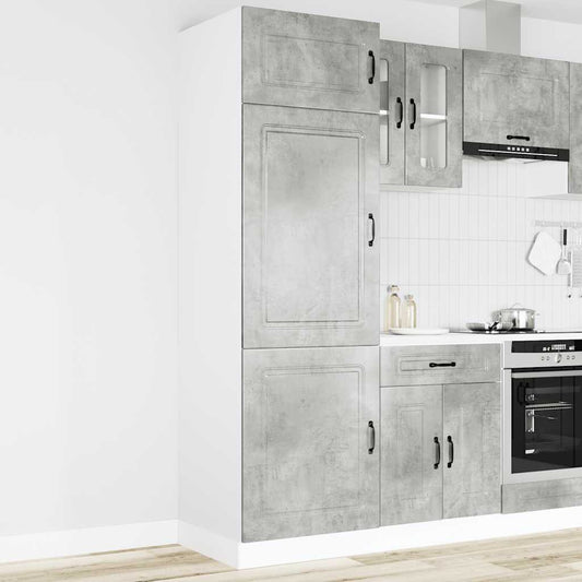 vidaXL Kitchen Cupboard "Kalmar" Concrete Grey Engineered Wood