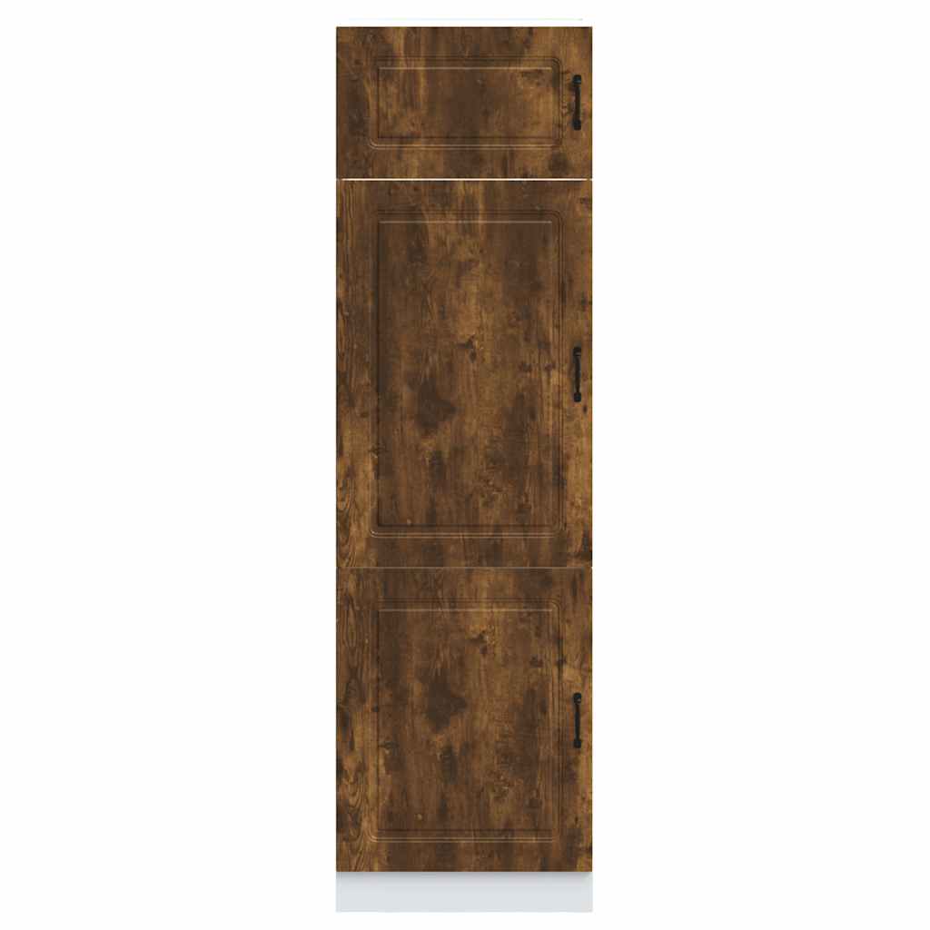 vidaXL Kitchen Cupboard "Kalmar" Smoked Oak Engineered Wood