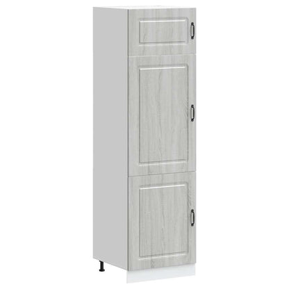 vidaXL Kitchen Cupboard "Kalmar" Grey Sonoma Engineered Wood