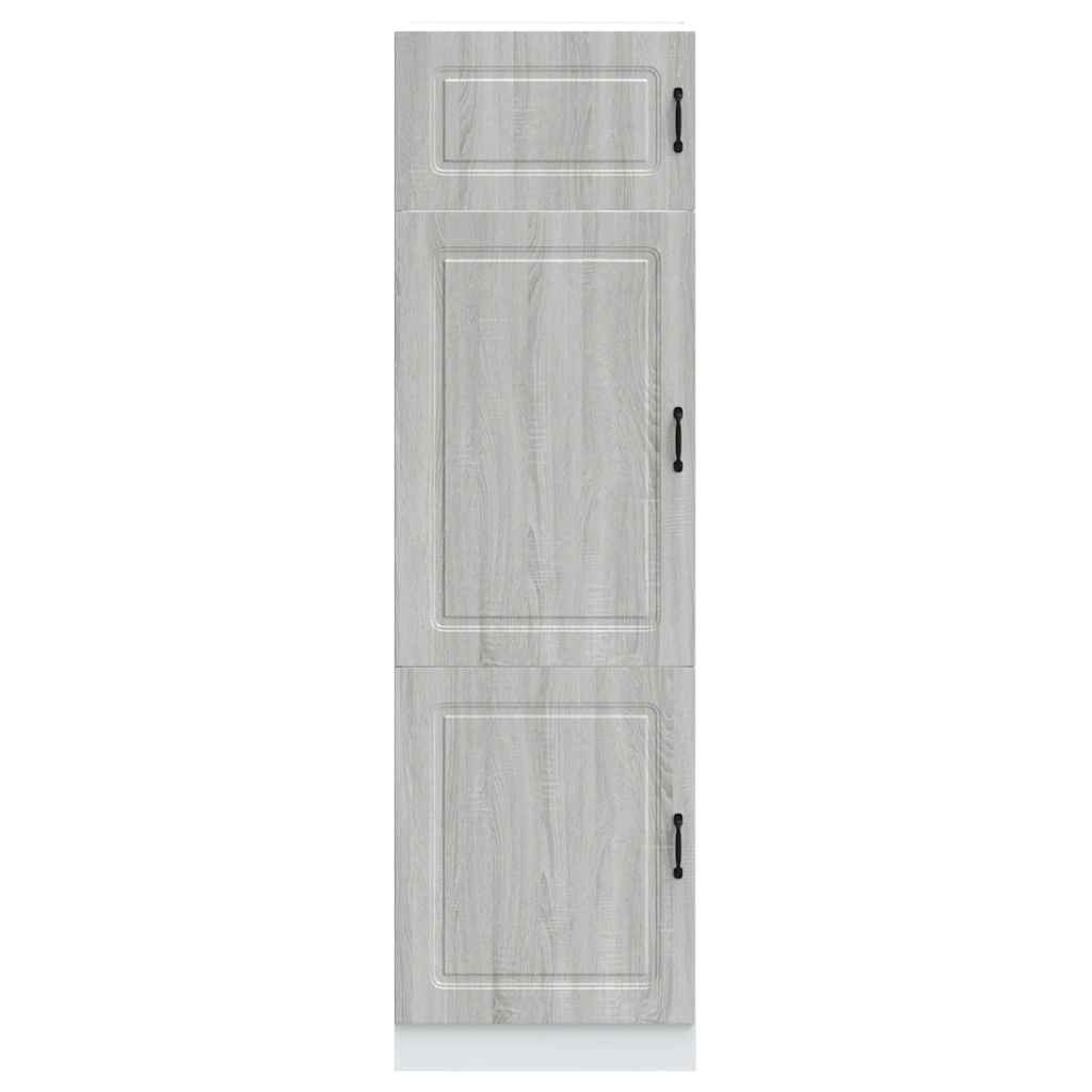 vidaXL Kitchen Cupboard "Kalmar" Grey Sonoma Engineered Wood